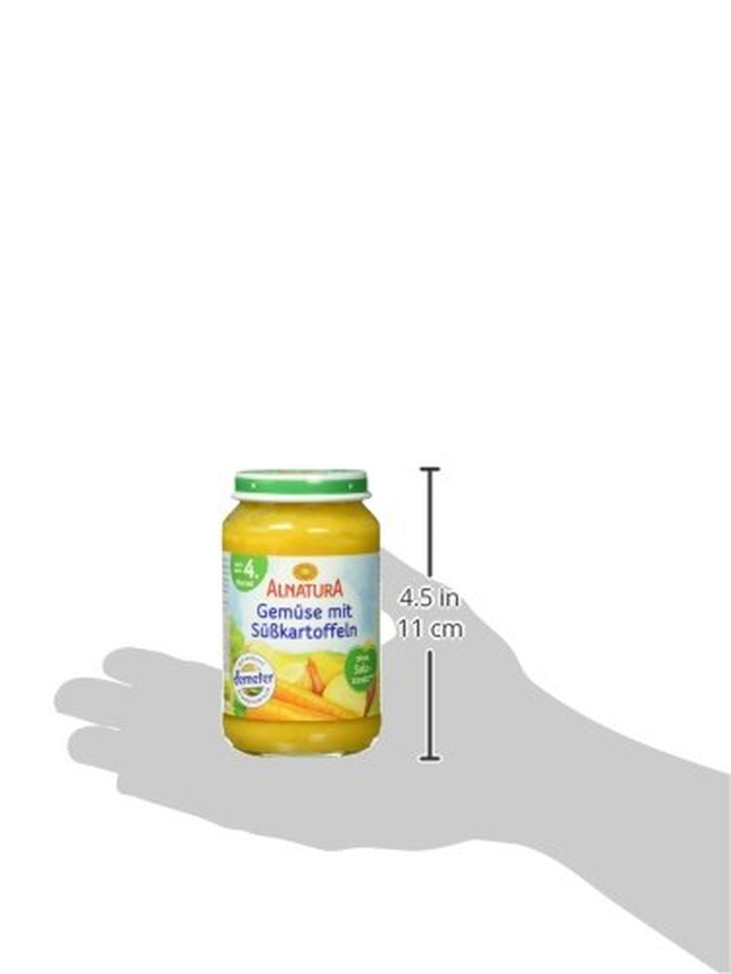 Ekologiczne warzywa z batatami, po 4 miesiącu, 190g