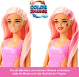Barbie Pop Reveal Fruit — lalki-niespodzianki z 8 owocowymi niespodziankami, w tym lalką z zapachem truskawkowej lemoniady i puszystym szczeniakiem, od 3 lat, HNW41