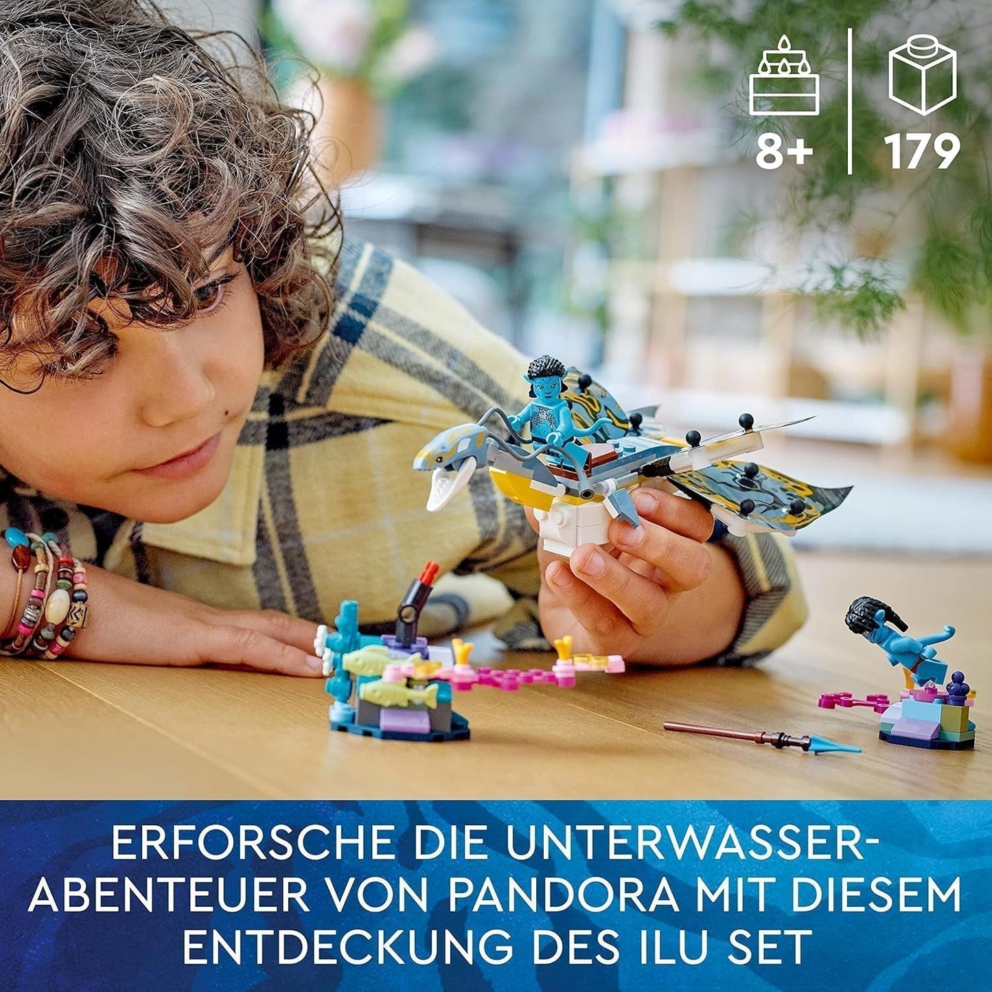 LEGO Avatar Odkrycie ścieżki wodnej Ilu Zabawka do budowania z podwodną figurką Zestaw z kolekcji Pandora dla dzieci i fanów filmów w wieku od 8 lat i starszych 75575 Zestawy do budowania Besuche den LEGO-Store
