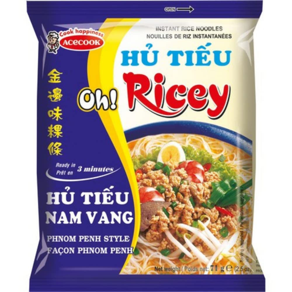 ACECOOK - OR Nam Vang błyskawiczny makaron ryżowy - opakowanie zbiorcze (24 x 71 g)