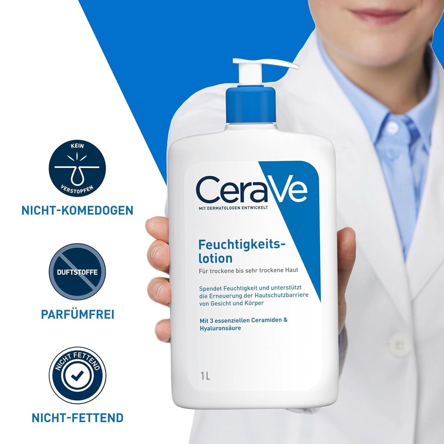 Cerave Nawilżający balsam do ciała i twarzy, 1 litr Sklep z kosmetykami i urodą Naty