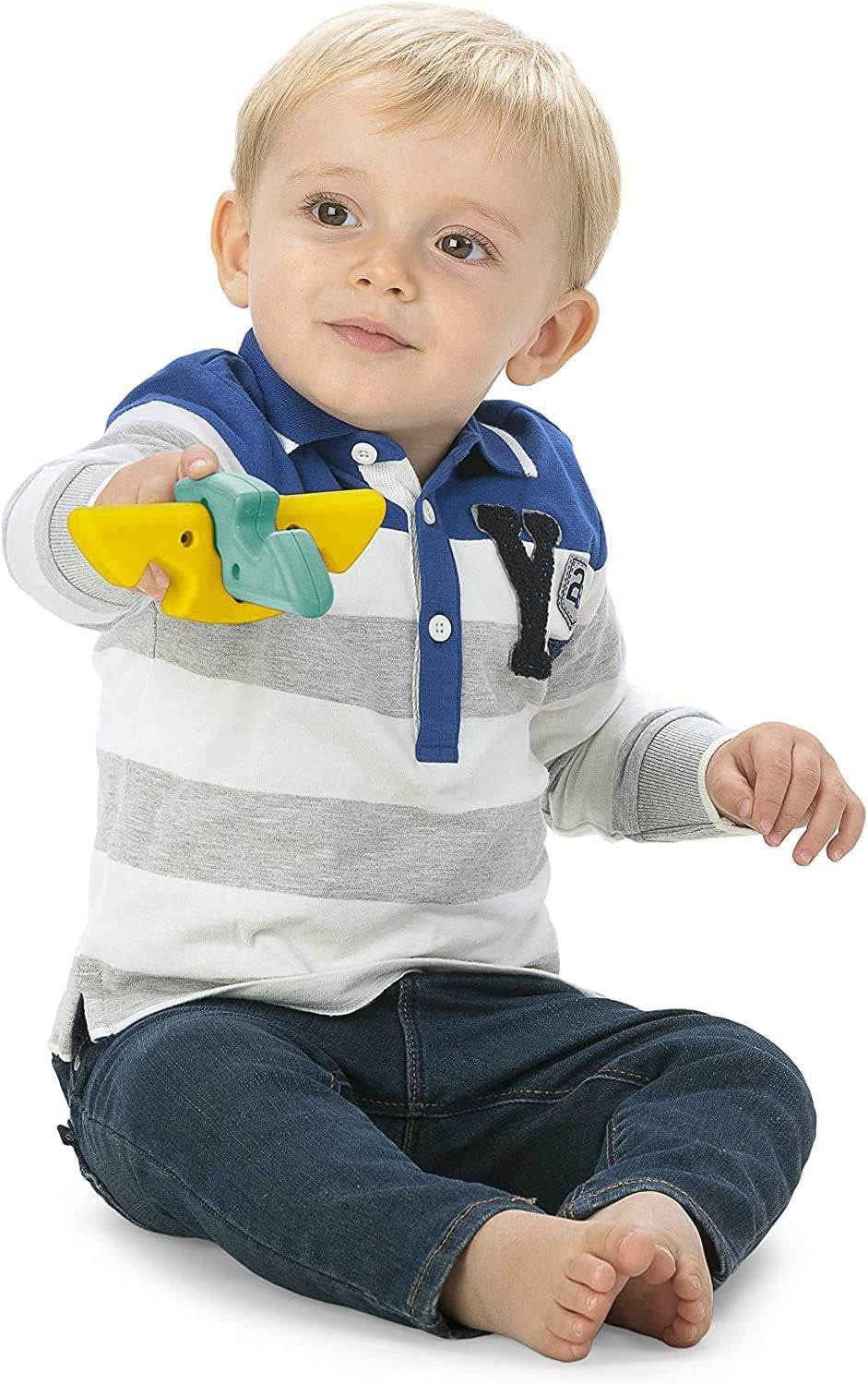 Chicco Pierwsza kreatywna piłka dla dziecka 2 w 1 - Eco+ 12-36 miesięcy Zabawki dla niemowląt Naty Shop