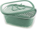 Piła do utrwalania aromatów owocowych, plastikowa, zielona, 4 LT - prostokątna Pudełka do przechowywania żywności Naty Shop