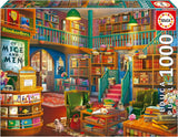 Educa - Puzzle 1000 elementów dla dorosłych | Biblioteka. Wymiary: 68 X 48 cm. Zawiera klej do puzzli Fixpuzzle. Przez 14 lat (19925) Puzzle Naty Shop Domyślny tytuł