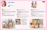 HABA 306147 - Zestaw Little Friends Dziadkowie, elastyczne lalki i zwierzęta w wieku 3+, wielokolorowy