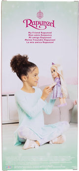 Lalka Disney Princess Roszpunka 35 cm, odblaskowe, brokatowe oczy, ruchome stawy, odpinana sukienka, buty, korona, długie blond włosy, dla dziewczynek w wieku 3+