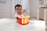 Hape dwustronny bęben drewniany | zabawka muzyczna dla małych dzieci Jucarii Bebe Naty Shop