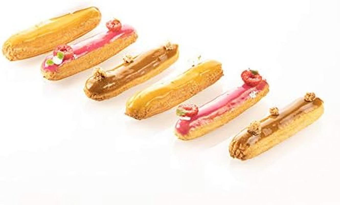 Silikomart Professional, Mikroperforowana Mata Silikonowa Do Pieczenia Eclair Dwie Dziewczyny 58,3 x 38,4 cm Kuchnia Naty Shop