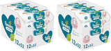 Chusteczki dla niemowląt Pampers Sensitive, 624 chusteczki (12 x 52), bezzapachowe, do delikatnego, delikatnego czyszczenia (zestaw 2 szt.)