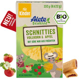 Alete Organiczne placki w plasterkach z pełnymi ziarnami i jabłkiem 6 x 22 g