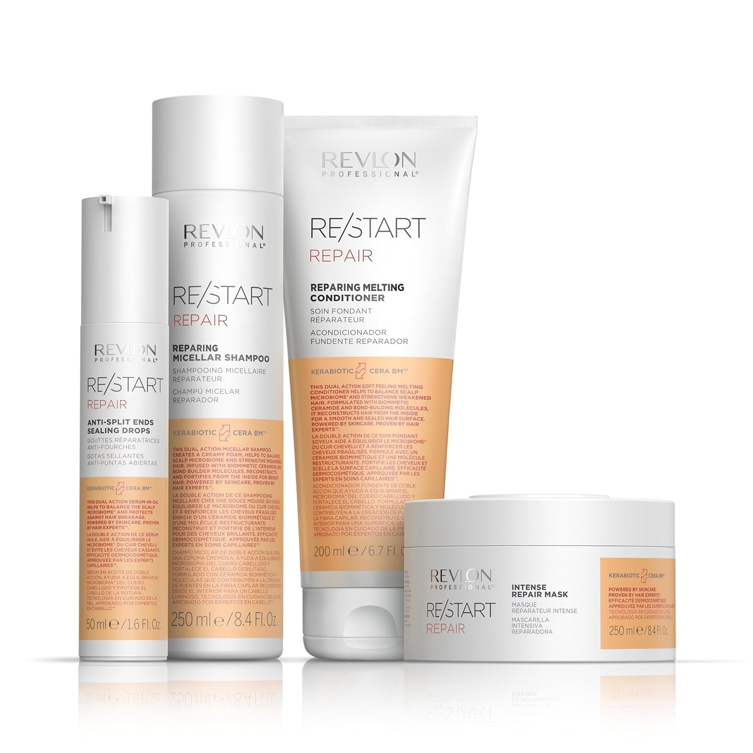 RE/START Repair Intense Repair Mask, 250 ml, intensywna maska do włosów zniszczonych, maska wzmacnia zniszczone włosy od wewnątrz, regenerująca kuracja do włosów Naty Shop Hair Mask
