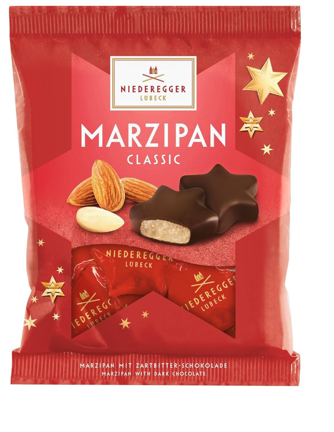 Niederegger Marcepan gwiazdki w opakowaniu 87g