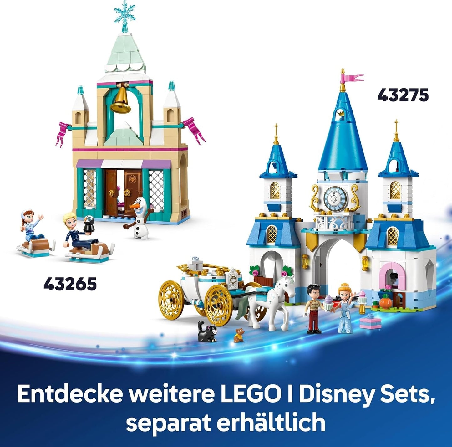LEGO® Disney Mini Domek Encanto, zabawka konstrukcyjna dla dziewczynek od 5 lat, zabawka fantasy i zestaw konstrukcyjny z mini lalkami Mirabel i Antonio, figurką Kapibary i kluczem 43261 Zestawy konstrukcyjne Besuche den LEGO-Store