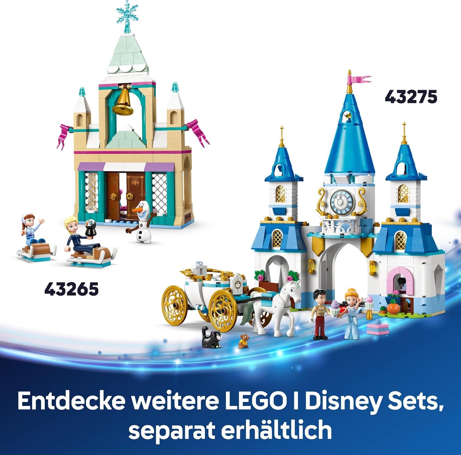 LEGO® Disney Mini Domek Encanto, zabawka konstrukcyjna dla dziewczynek od 5 lat, zabawka fantasy i zestaw konstrukcyjny z mini lalkami Mirabel i Antonio, figurką Kapibary i kluczem 43261 Zestawy konstrukcyjne Besuche den LEGO-Store
