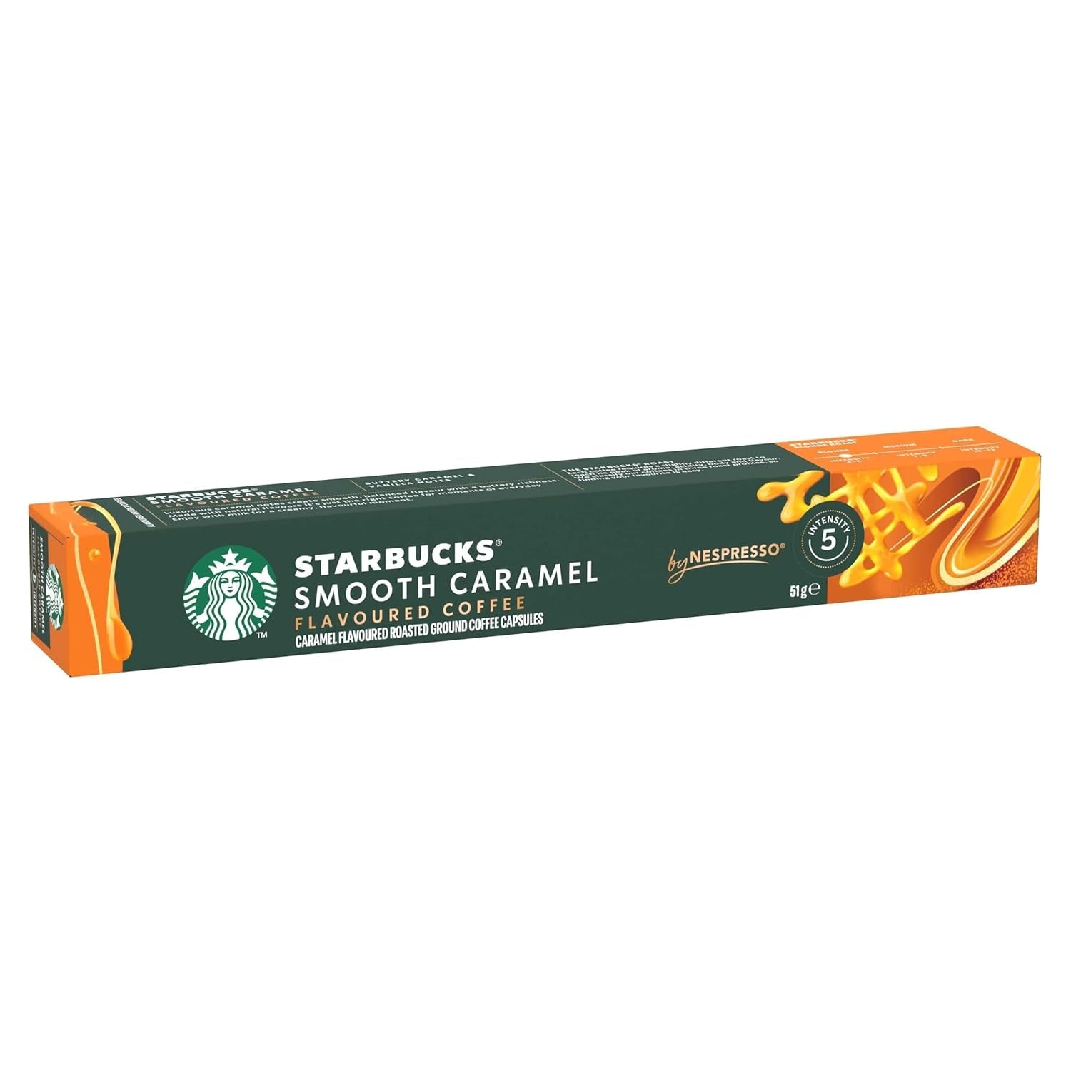 STARBUCKS Nespresso, Helle Röstung, Karamell Aromatischen Kaffeekapseln 6 x 10 (60 Kapseln)