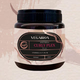 VEGAIROA - Curly Plex Mask - Maska dla podkreślonych loków bez puszenia - Głęboko nawilżająca pielęgnacja - Do włosów kręconych i falowanych - Profesjonalny wegański produkt fryzjerski - Maska do włosów Naty Shop 300ml