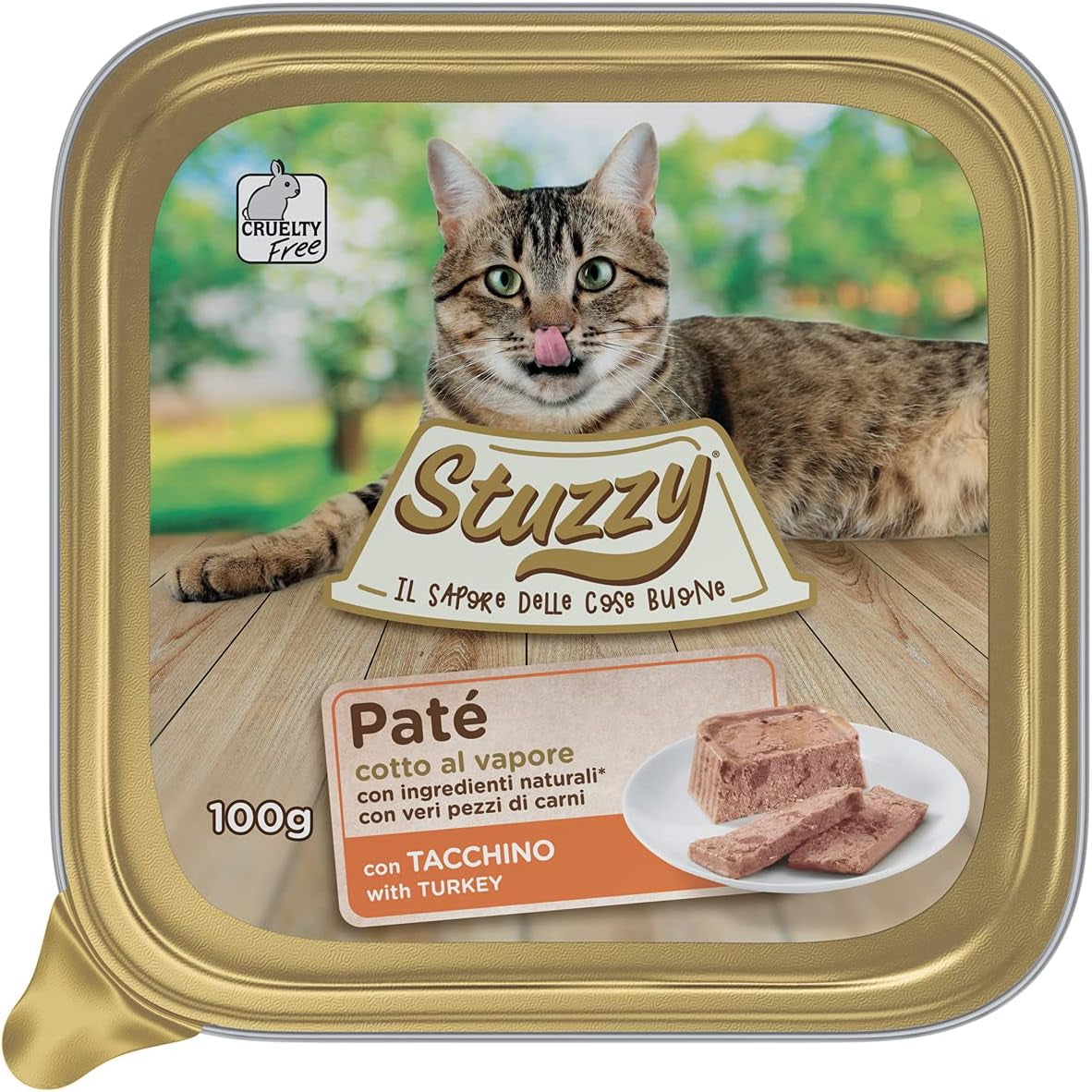 Mister Nassfutter für ausgewachsene Katzen, Turcja, Line Pastete und Fleisch w Stücken, łącznie 3,2 kg (32 Becher x 100 g)