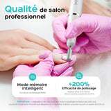 COSLUS Nagelfräser Kabellos Tragbar Für Gelnägel: Elektrische Nagelfeile Stufenlos Geschwindigkeitregelung Für Maniküre Pedicüre Und Acrylnägel Plastikowe wiertła do paznokci Für Anfänger & Nagelstudio Zuhause