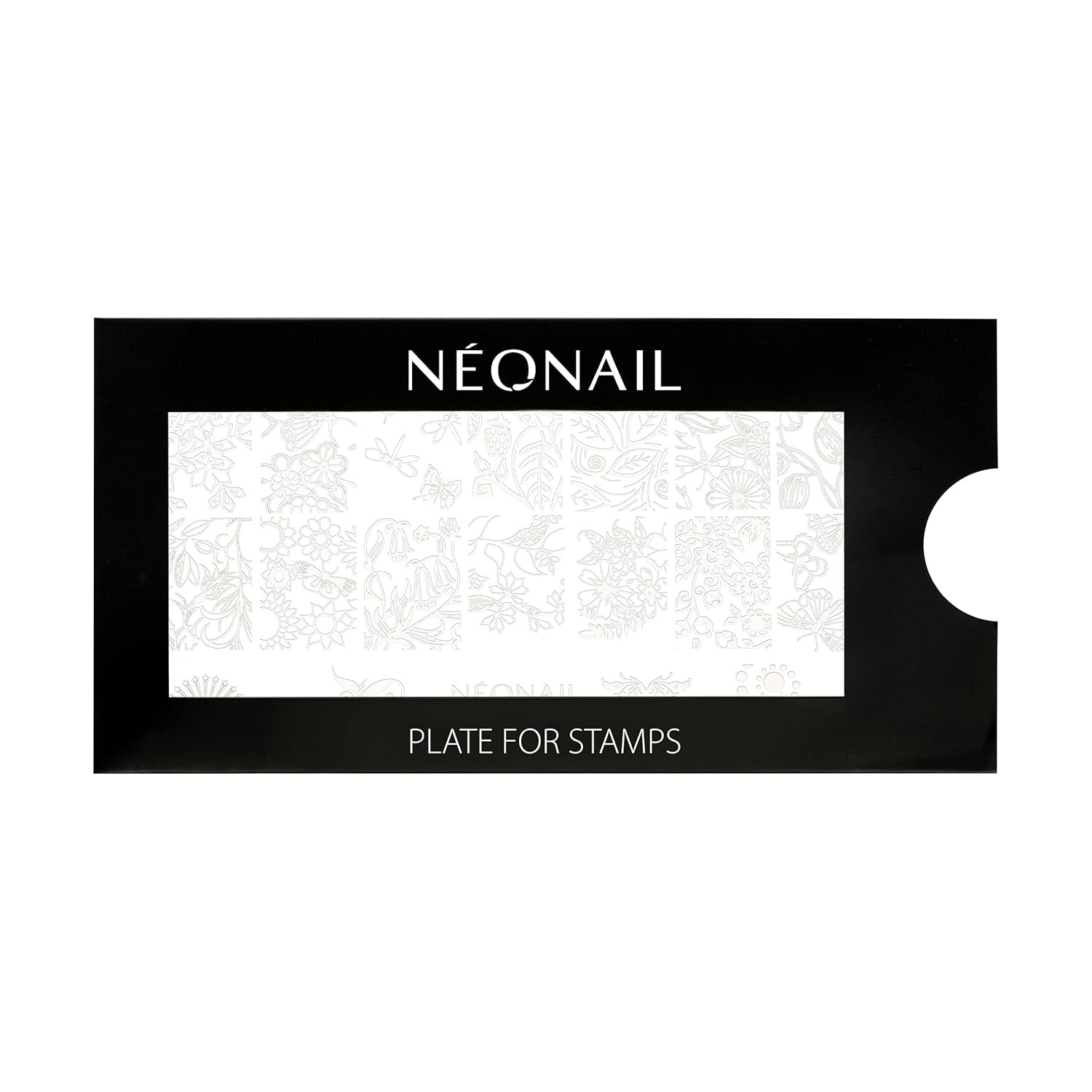 NÉONAIL Nagel Stempel Mit Schaber - Nägel Selber Machen - Stempel do zdobienia paznokci - Nageldesign Für Nagel Schablone - French Nails Stempel - Silikon Nagelstempel