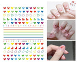 12 Blatt Nagelsticker Süß Kinder Nagelaufkleber Selbstklebend Weihnachtsblumen Blätter Tiere Pflanzen Früchte Nail Art Naklejka Dekoration Nageldesign Zubehör