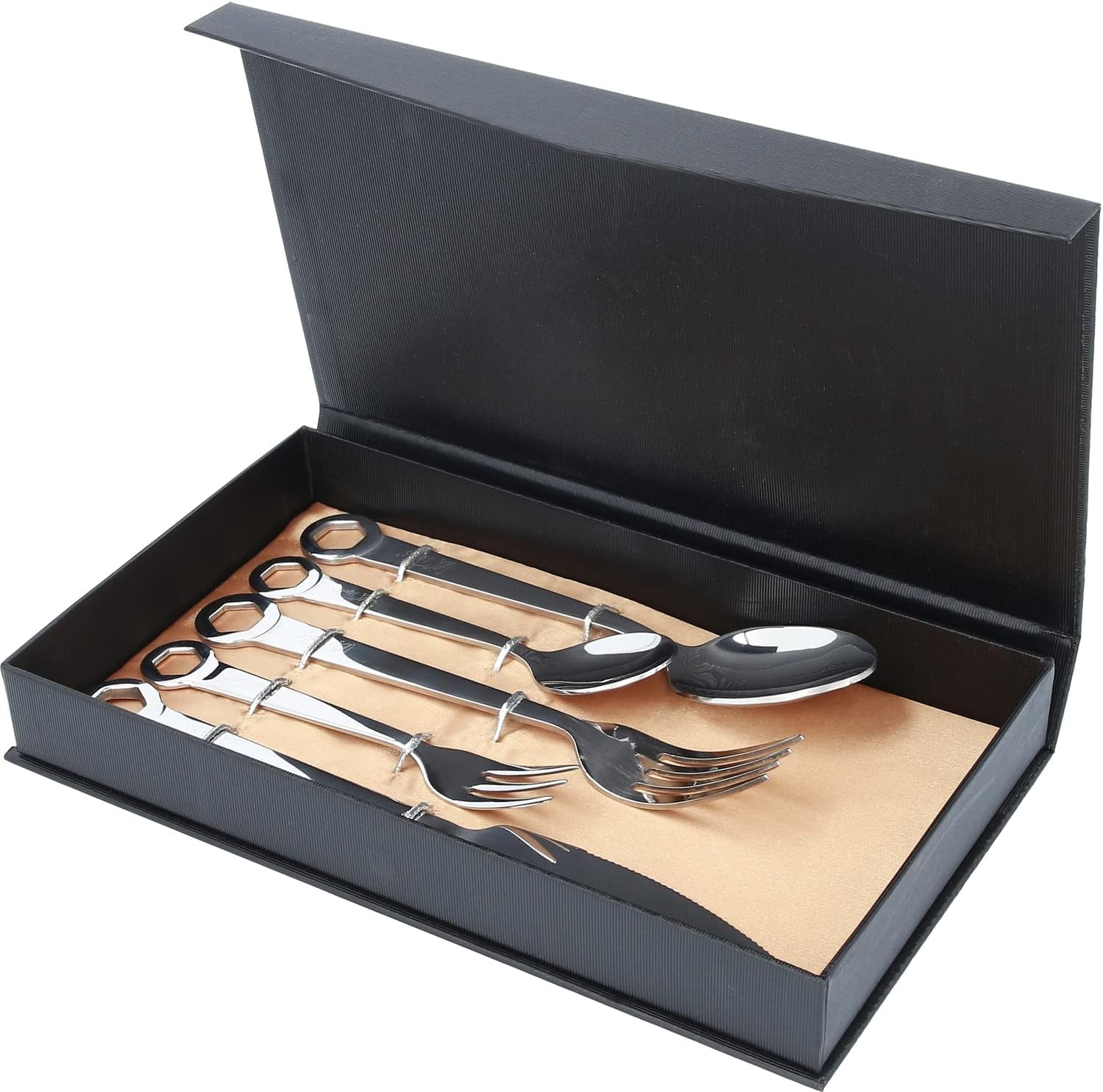 Zestaw sztućców 5-częściowy, stal nierdzewna Kitchen Naty Shop