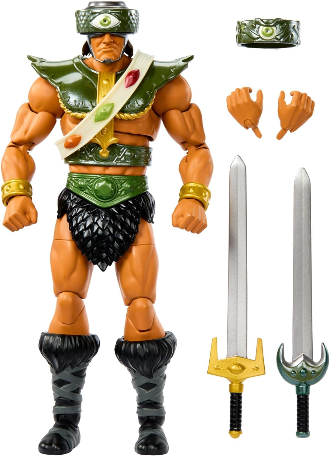 Masters of the Universe Masterverse New Eternia Tri-Klops Figurka Deluxe Figurka kolekcjonerska z 30 punktami ruchu i akcesoriami Motu Toy HYC52 Figurki Naty Shop Domyślny tytuł