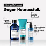 L'Oréal Professionnel Wzmacniające serum przeciw wypadaniu włosów, Dla pełniejszych i mocniejszych włosów, Aminexil Advanced Anti-Hair Loss Activator Serum, 90 ml Pielęgnacja włosów Naty Shop