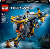 LEGO Technic Odkrywca głębin Łódź podwodna Zabawka do budowania dla dzieci w wieku 9 lat Chłopcy i dziewczęta Kreatywne pomysły na prezenty urodzinowe Pojazd do zbudowania z obracającymi się śmigłami 42201 Zestawy do budowania Besuche den LEGO-Store
