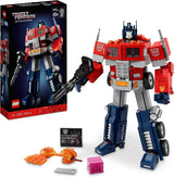 Zestaw LEGO 10302 Icons Optimus Prime, figurka robota 2 w 1 i model ciężarówki, zabawkowy model transformatora dla dorosłych, prezent urodzinowy lub bożonarodzeniowy dla mężczyzn, kobiet, dla niej i dla niego. Zestawy do budowania Besuche den LEGO-Store Łóżko pojedyncze