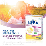 BEBA Expert HA 2 Mleko następne po 6 miesiącu, żywność dla dzieci z hydrolizatem białka, tylko laktoza, bez oleju palmowego, opakowanie 6 szt. (6 x 550 g) Naty Shop