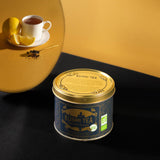 Kusmi Tea - Earl Grey Intense - Organiczna czarna herbata Earl Grey z mocną bergamotką i pikantną cytryną - Herbata sypana - 100g Metalowe pudełko - Ilość na około 50 filiżanek