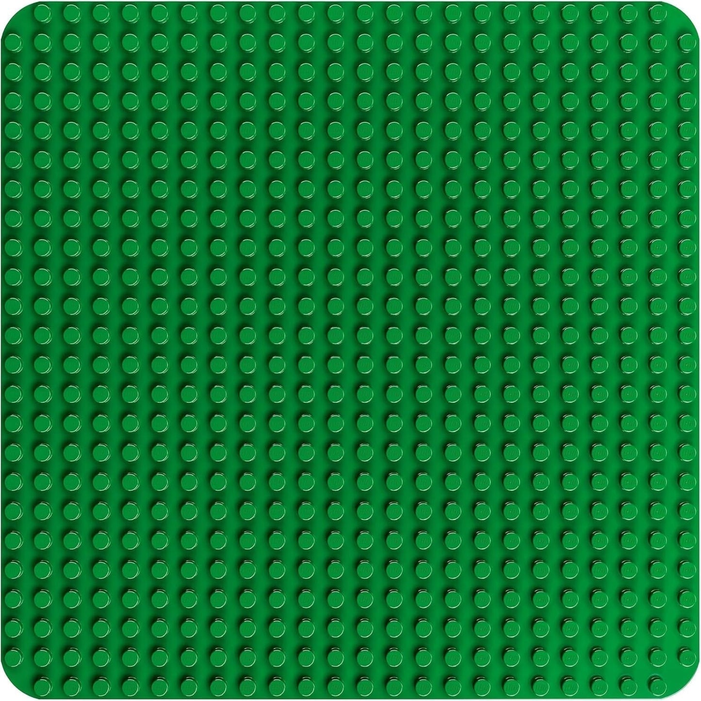 Zielona deska konstrukcyjna LEGO DUPLO, Zabawka konstrukcyjna dla dzieci od 18. miesiąca życia, Do eksponowania modeli, Umożliwia przedszkolakom kreatywne budowanie i twórczą zabawę, Zabawka edukacyjna 10460 Zestawy do budowania Besuche den LEGO-Store