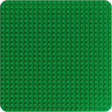 Zielona deska konstrukcyjna LEGO DUPLO, Zabawka konstrukcyjna dla dzieci od 18. miesiąca życia, Do eksponowania modeli, Umożliwia przedszkolakom kreatywne budowanie i twórczą zabawę, Zabawka edukacyjna 10460 Zestawy do budowania Besuche den LEGO-Store