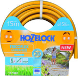 HOZELOCK - Wąż Tricoflex Ultraflex Ø 12,5 mm (1/2") 20 M: Elastyczny wąż ogrodowy, odporny na warunki atmosferyczne, skręcanie i zginanie, wykonany w 40% z PVC pochodzącego z recyklingu [117002], żółty