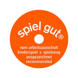 GRÜNSPECHT Gryzak z organicznej gumy naturalnej dla ząbkujących dzieci, masuje dziąsła, nie zawiera BPA, miękki, wspomaga motorykę małą, żółw (639-V2), brązowy