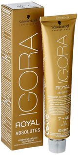 Igora Royal Absolute Age Blend Farba do włosów, 7-560 Średni złoty czekoladowy blond, 60ml Naty Shop Farba do włosów 7-40 Średni blond Naturalny beż 1 G (1 opakowanie)