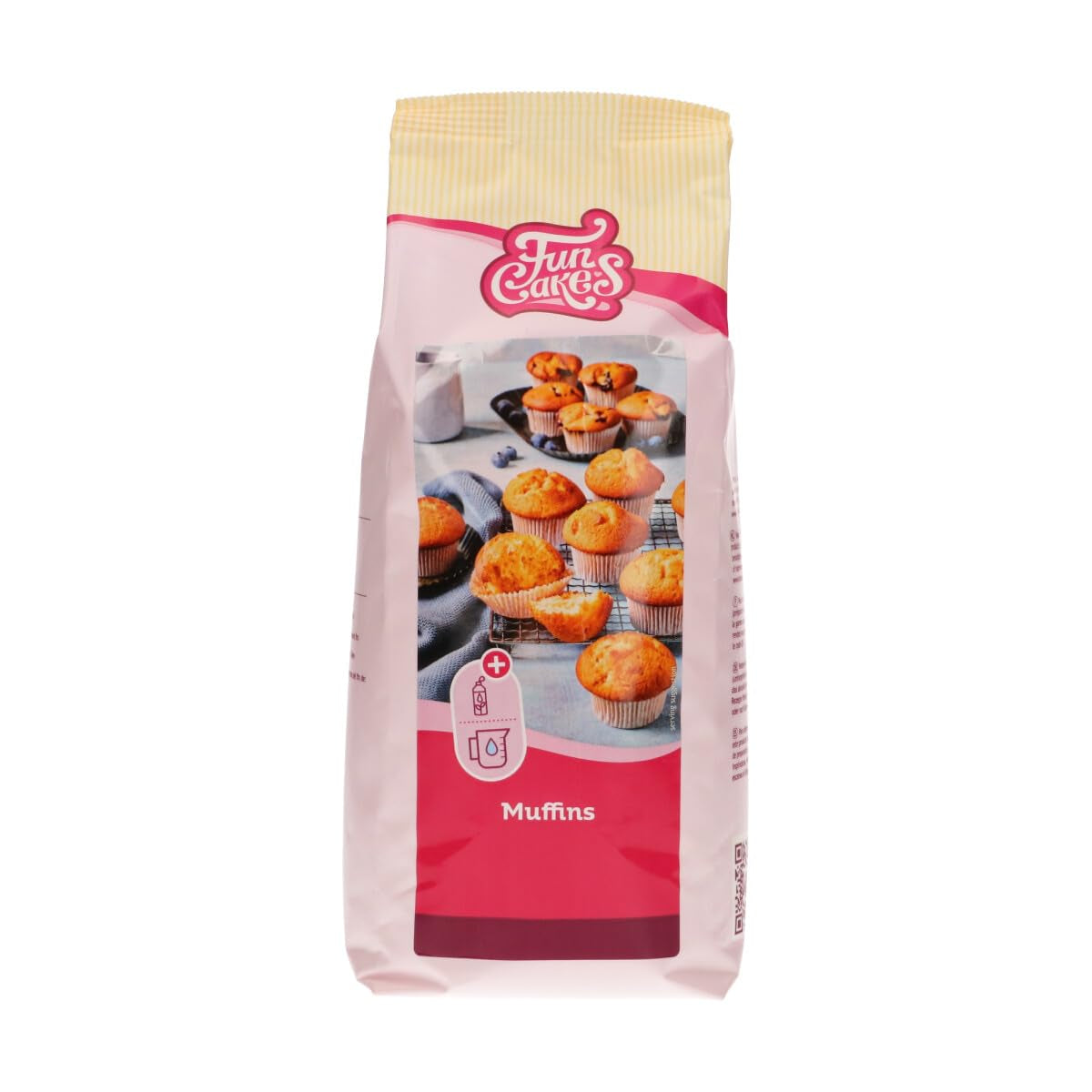 Funcakes Mix Für Muffins, Backen Sie Einfach Köstliche Muffins, Perfekte Amerikanische Muffins, Geeignet Für Die Herstellung Von Blaubeermuffins Oder Schokoladensplitter-Muffins, Halal., 1 Kg Naty Shop Domyślny tytuł