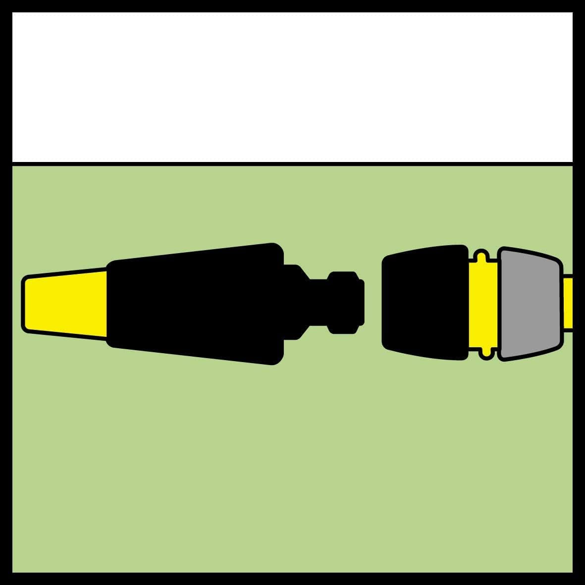 Złączka do węża Kärcher 2.645-194.0 (Universal Plus, z Aqua Stop) czarna, mała