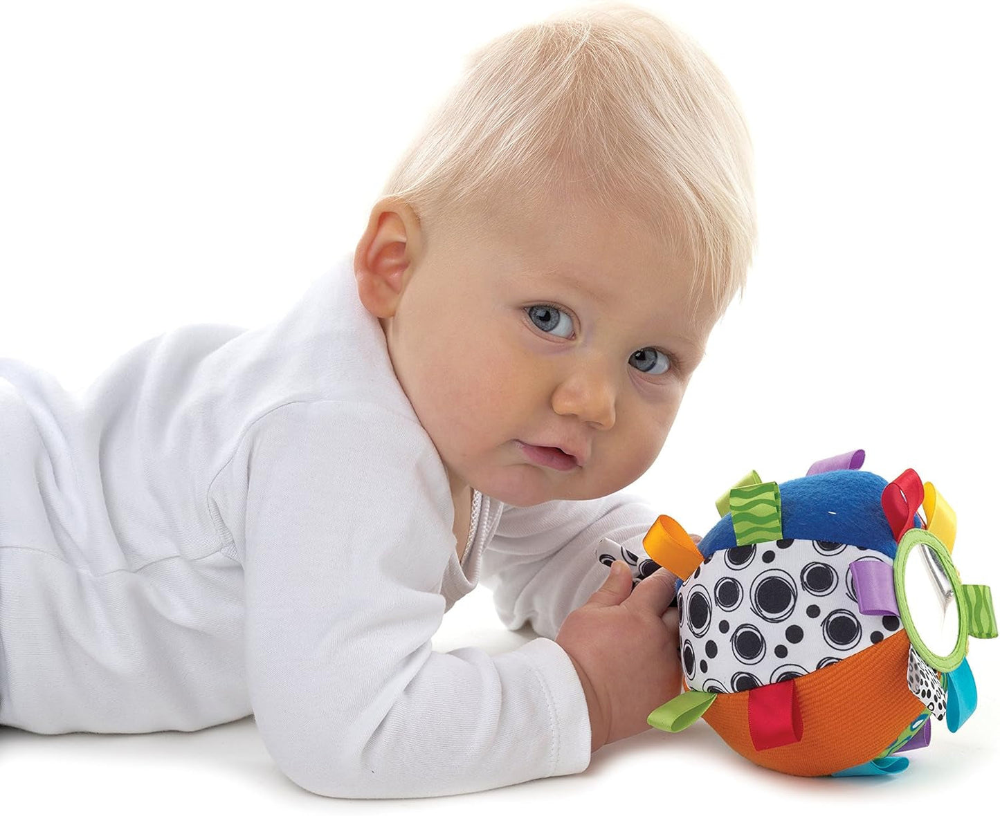 Playgro Loopy Loops przytulanka - Piłka do przytulania dla niemowląt - Zabawki dla niemowląt - Zabawki dla niemowląt - Zabawki - Zabawki - Kolorowe zabawki dla niemowląt Naty Shop
