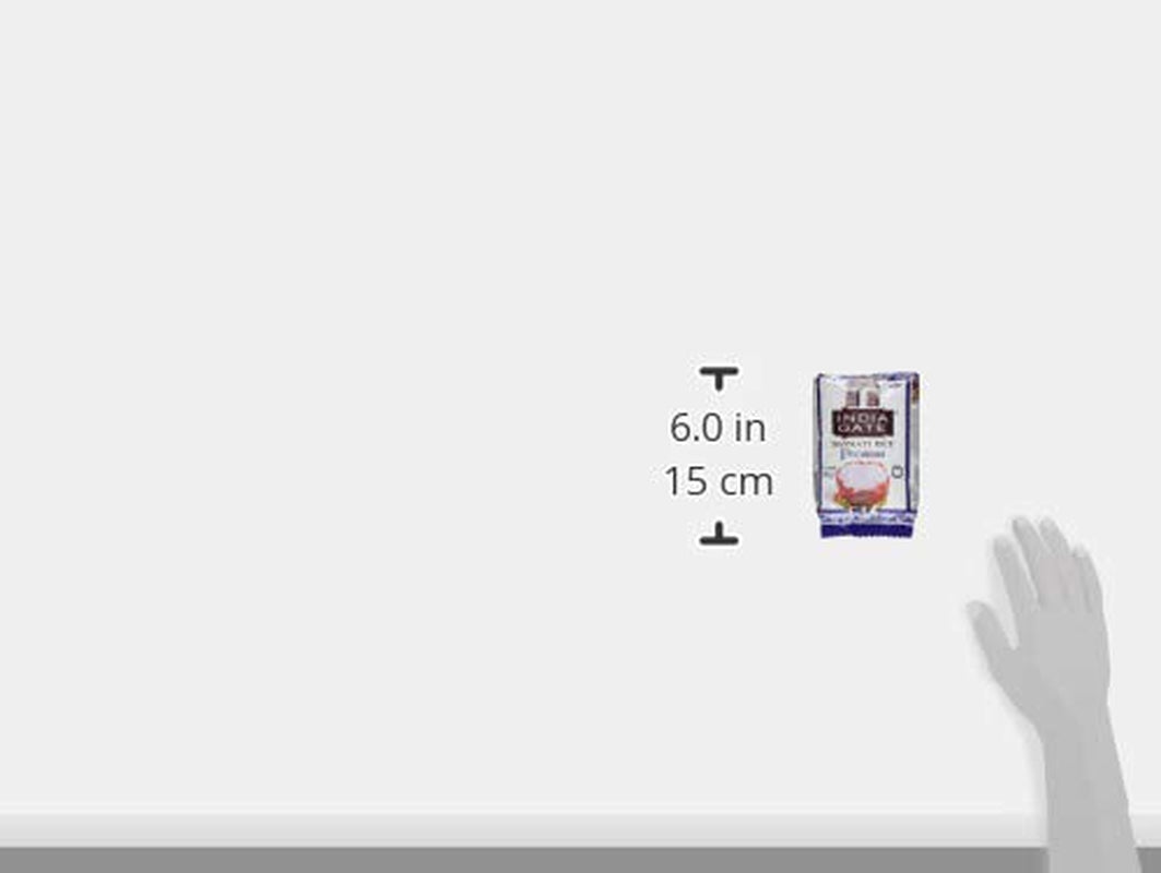 INDIA GATE Premium Basmati Rice – Aromatyczny, drobnoziarnisty ryż długoziarnisty z Indii, drobnoziarnisty (1 x 500 g)