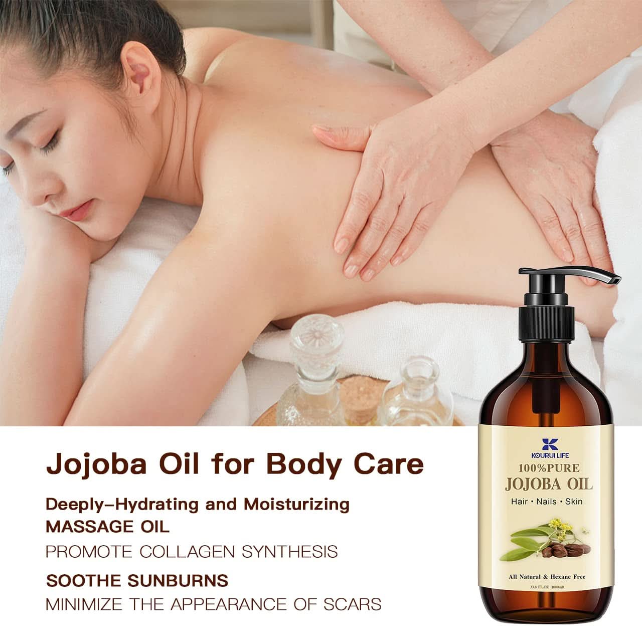 Organiczny olejek jojoba 1 litr, 100% czysty Sklep z kosmetykami i urodą Naty