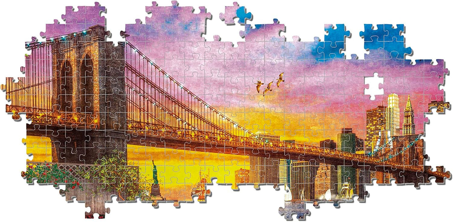Clementoni - 33552 Kolekcja - Manhattan Balcony Sunset, Puzzle 3000 elementów dla dorosłych i dzieci 10 lat, gra zręcznościowa dla całej rodziny Puzzle Naty Shop