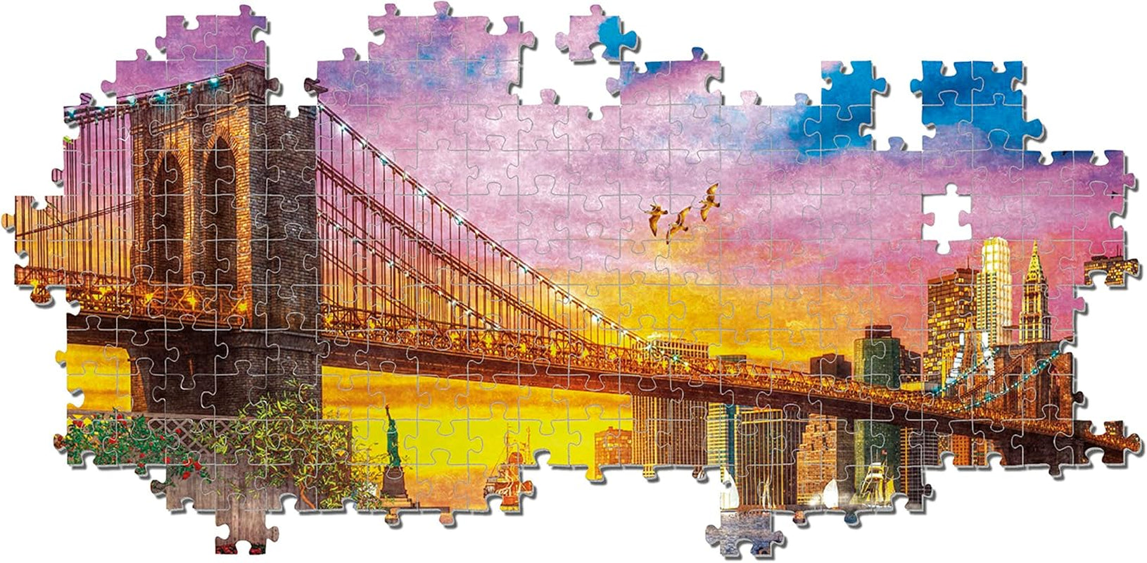 Clementoni - 33552 Kolekcja - Manhattan Balcony Sunset, Puzzle 3000 elementów dla dorosłych i dzieci 10 lat, gra zręcznościowa dla całej rodziny Puzzle Naty Shop
