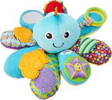 LAMAZE Octivity Time Zabawka sensoryczna dla niemowląt, miękka zabawa i odkrywanie dziecka, ośmiornica dla małych dzieci Odpowiednie od 6 miesiąca życia, chłopcy i dziewczęta powyżej 1 roku. Zabawki dla dzieci Naty Shop
