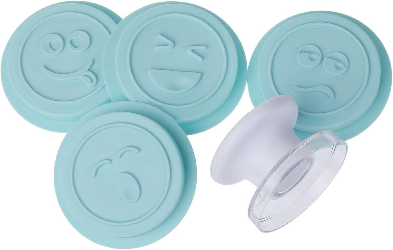 Silikomart 25.440.39.0069, Zestaw wycinarek Emoji, Ø73 MM Naty Shop