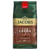 Jacobs Café Crema Gold Kaffeebohnen 1Kg – Vollmundig, Aromatisch, Fruchtige Notes, Arabica & Robusta Bohnen, Intensität 5/10, Ideal Für Café Crema Naty Shop Café Crema Intensiv 1 Kg
