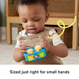 FISHER-PRICE Zabawna nauka i zabawa z zatyczkami do uszu - interaktywne zatyczki do uszu z zabawnymi światełkami, piosenkami do nauki i ćwiczeniami motorycznymi, ponad 20 piosenek i zdań, od 6 miesiąca życia, HWY45 Baby Toys Naty Shop