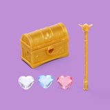 Simba Steffi Love Princess Diamentowa lalka Princess Play z magiczną skrzynią skarbów, berłem i diamentami, 29 cm, 3 lata i więcej