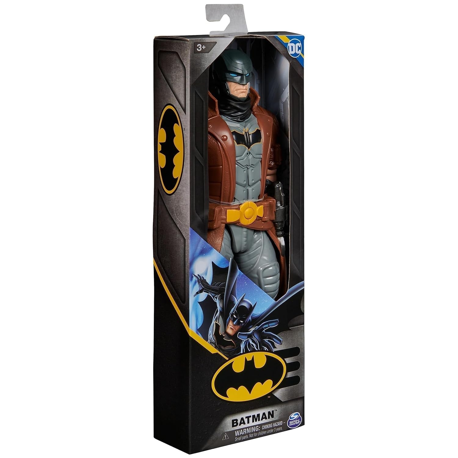 DC Comics Batman Figurka o wysokości 30 cm W pełni ruchoma, zapewniająca ekscytujące przygody i pełne akcji akrobacje Zabawka dla dzieci w wieku od 3 lat i więcej Figurki Naty Shop