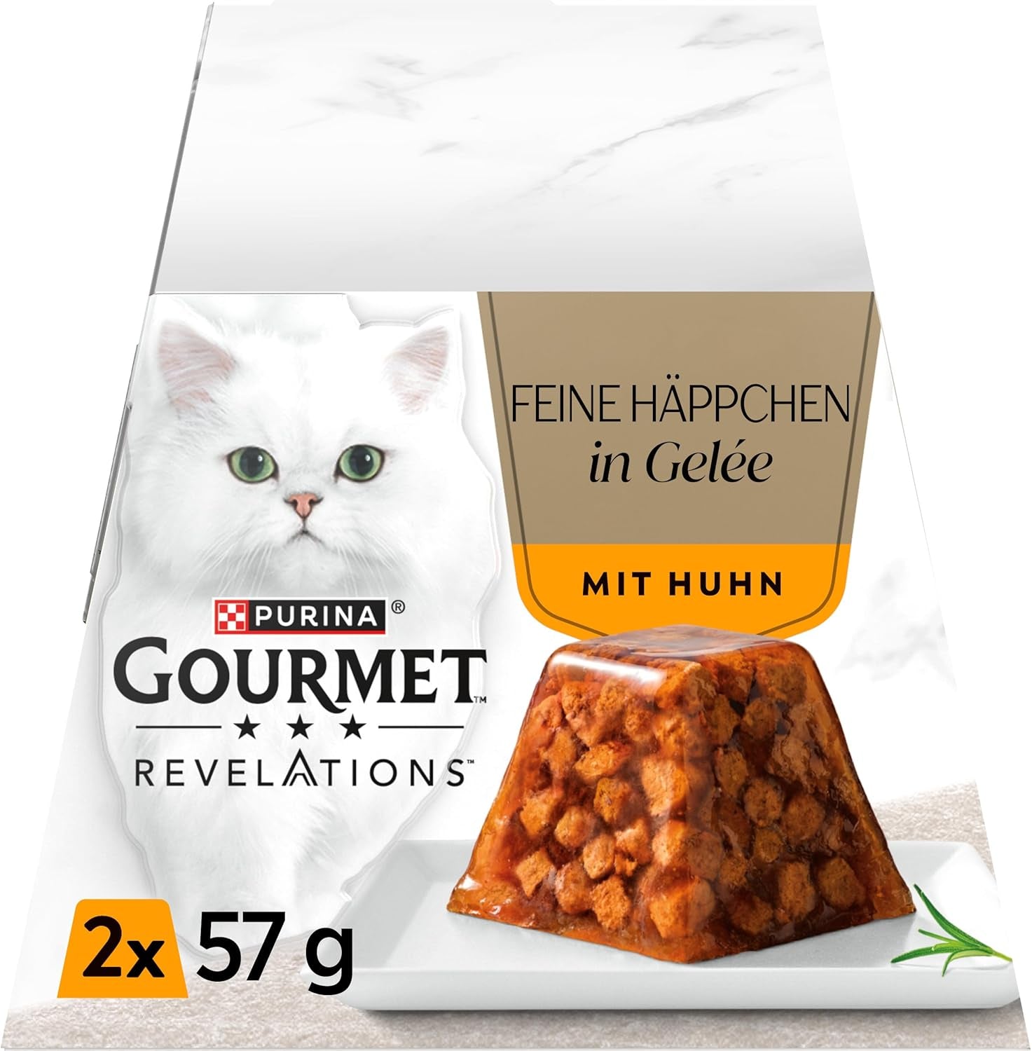 Revelations, Katzenfutter nass w Gelée, mit Huhn, opakowanie 24er (24 x 57g)